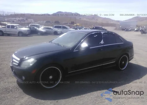 2009 Mercedes-Benz C 300 из США, поврежденный, VIN WDDGF54X19R075256